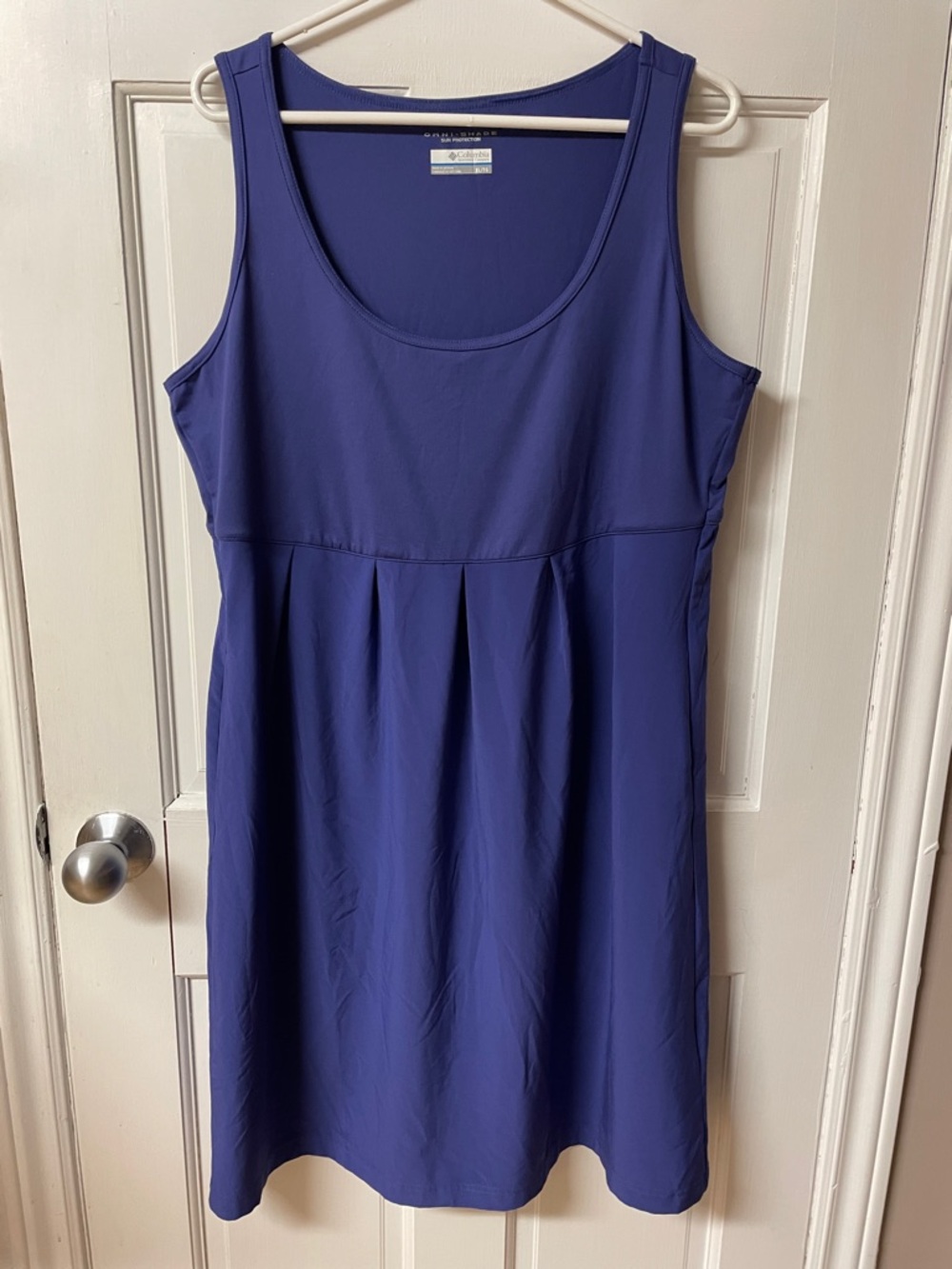 Columbia Omni-Shade sun protection blue tank summer dress women’s size XL